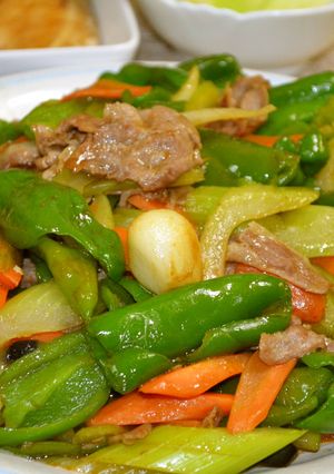ピーマンメインの野菜中華炒め-レシピのメイン写真
