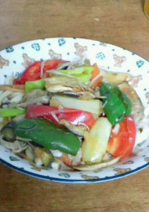 野菜の焼浸しうどん-レシピのメイン写真
