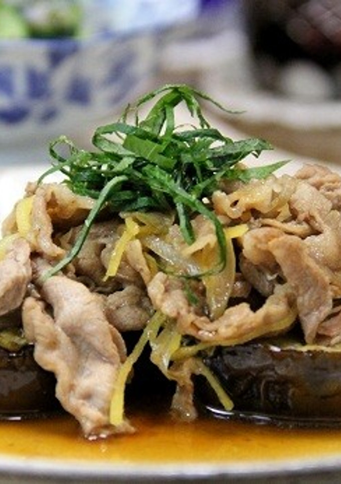 なすのステーキしょうが焼きのっけ-レシピのメイン写真