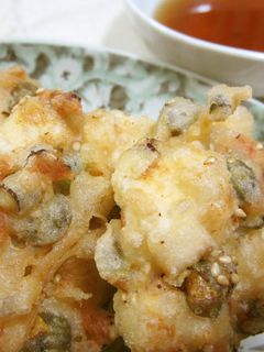豆腐と枝豆の香ばしいかき揚げ-レシピのメイン写真