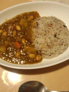 圧力鍋でカンタン♪十六穀米のお豆カレー-レシピのメイン写真