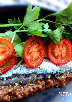 秋刀魚のカルパッチョ 梅肉ソース仕立て-レシピのメイン写真