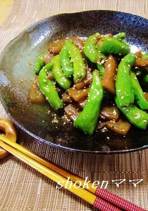 旨っ！シシトウとコンニャクの甘辛炒め♪-レシピのメイン写真