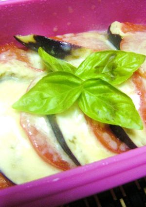 簡単❤なすとトマトのチーズ焼き❤-レシピのメイン写真