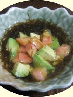 アボカドともずくの三杯酢 -レシピのメイン写真