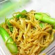 *アスパラとえのきの炒め物*