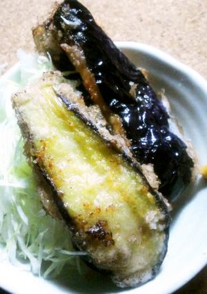 茄子の鶏肉はさみ揚げ-レシピのメイン写真