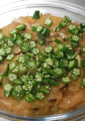 鶏の塩麹蒸し・トロットロのおろしをかけて-レシピのメイン写真