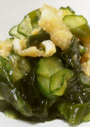 さっぱり鶏皮ポン酢(おろししょうが入り)-レシピのメイン写真
