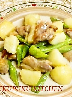 鶏肉とじゃがいものペペロン風炒め-レシピのメイン写真
