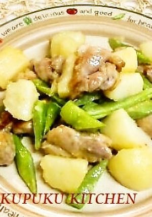 鶏肉とじゃがいものペペロン風炒め-レシピのメイン写真