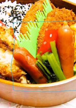ウインナーと小松菜のマヨペパ炒め-レシピのメイン写真