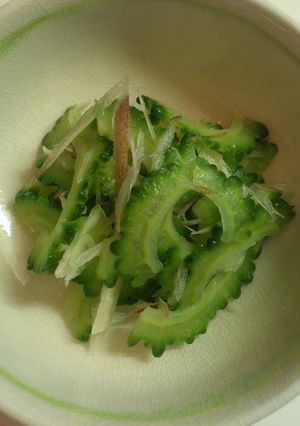 ゴーヤのおひたし♪料理？・・・止みつき！-レシピのメイン写真
