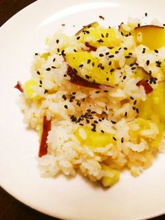 ほっくりさつま芋の炊き込みごはん-レシピのメイン写真