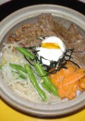 オコゲが美味！土鍋で和風ビビンバ☆-レシピのメイン写真