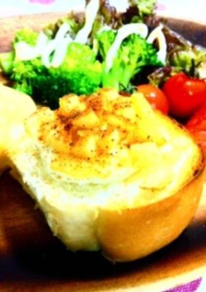 ＊クリチアップルシナモントースト＊-レシピのメイン写真