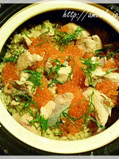 土鍋ではらこ飯-レシピのメイン写真
