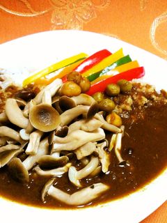 豆ときのこのダイエットカレー-レシピのメイン写真