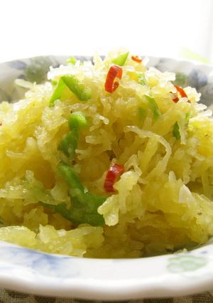 簡単☆そうめん南瓜のぺペロンチーノ-レシピのメイン写真