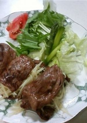しゃきしゃきポテトの牛肉巻き-レシピのメイン写真