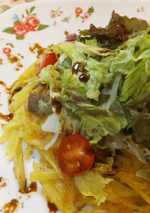 簡単！豪華☆ツナじゃがガレットのサラダ♪-レシピのメイン写真