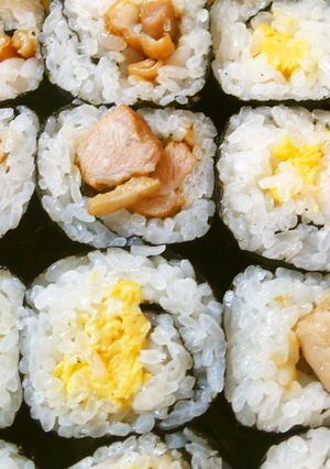 運動会に！「焼き鳥海苔巻き」-レシピのメイン写真