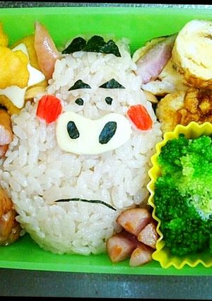 キャラ弁　はなかっぱ~やまのふじ-レシピのメイン写真