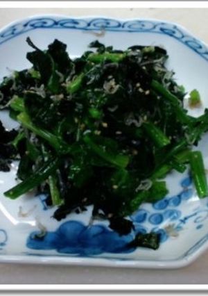 ほうれん草と焼須磨海苔の甘酢和え-レシピのメイン写真