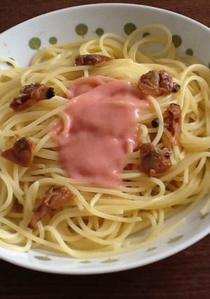 アサリとタラコの簡単パスタ-レシピのメイン写真