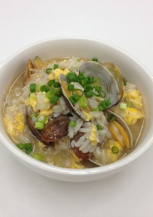 ラクしておいしい＾＾あさりの雑炊-レシピのメイン写真