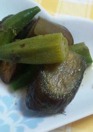 簡単煮物☆なすとおくらの煮浸し-レシピのメイン写真