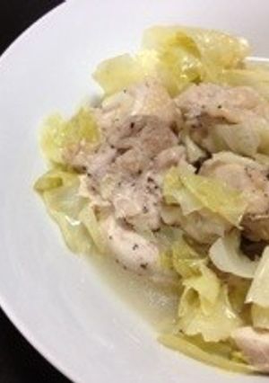 炊飯器で！レモン風味キャベツチキン煮込み-レシピのメイン写真