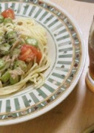 オクラ＆トマト＆ツナのフジッコパスタ-レシピのメイン写真