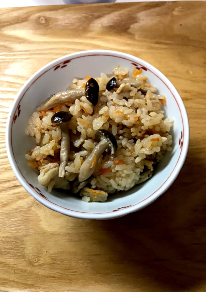 うなぎのタレきのこの炊き込みごはん-レシピのメイン写真