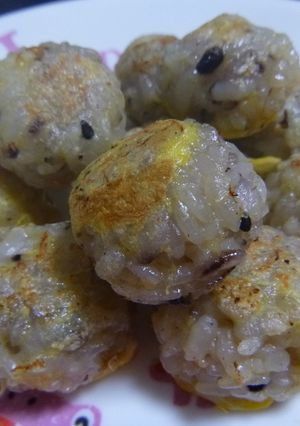 雑穀米の卵おにぎり-レシピのメイン写真