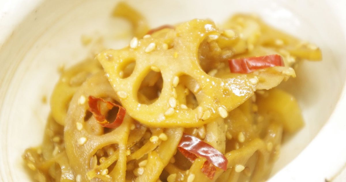 れんこんのきんぴら by クッキングセサミ 【クックパッド】 簡単