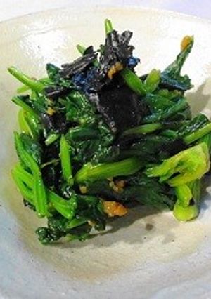 ほうれん草と海苔の醤油麹ラー油和え-レシピのメイン写真