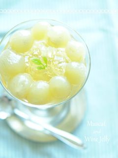 *ぶどうとワインのぷるぷるゼリー*-レシピのメイン写真