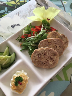 レンジで簡単♪鶏ひき肉の味噌ミートローフ-レシピのメイン写真