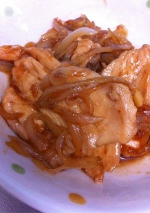 ☆玉ねぎも一緒に☆鶏胸肉の生姜焼き☆-レシピのメイン写真