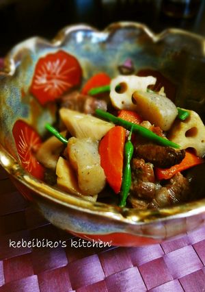 塩麹豚と蓮根の旨煮醤油麹仕立て-レシピのメイン写真