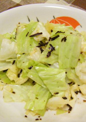 キャベツの塩昆布和え♪♪-レシピのメイン写真