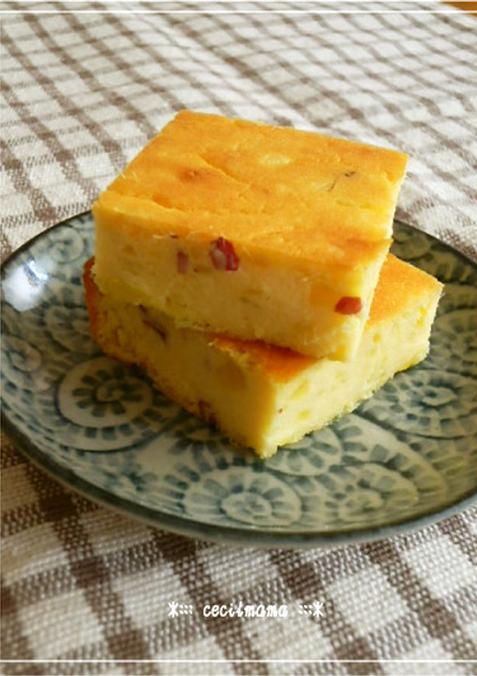 しっとり♪さつまいも丸ごと★チーズケーキ-レシピのメイン写真