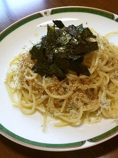 シラスと酢橘の冷たいパスタ-レシピのメイン写真