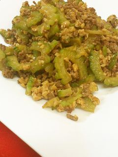ゴーヤとひき肉の納豆和え-レシピのメイン写真