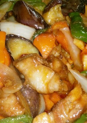 豚つる肉（首の部分の肉）を使った酢豚-レシピのメイン写真