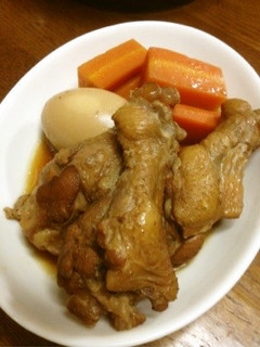 手羽元と煮卵☆親子煮-レシピのメイン写真