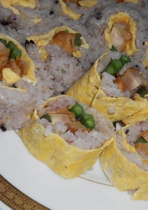 子供も大好き♪十六穀ごはんで鶏カラ巻き♪-レシピのメイン写真