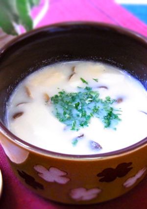 九陽　きのこのおから入り豆乳スープ-レシピのメイン写真