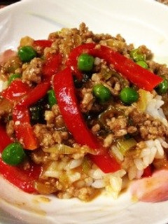 カラフル☆肉味噌-レシピのメイン写真